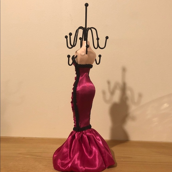 Elegant Pink Dress Jewelry Holder - Picture 2 of 2